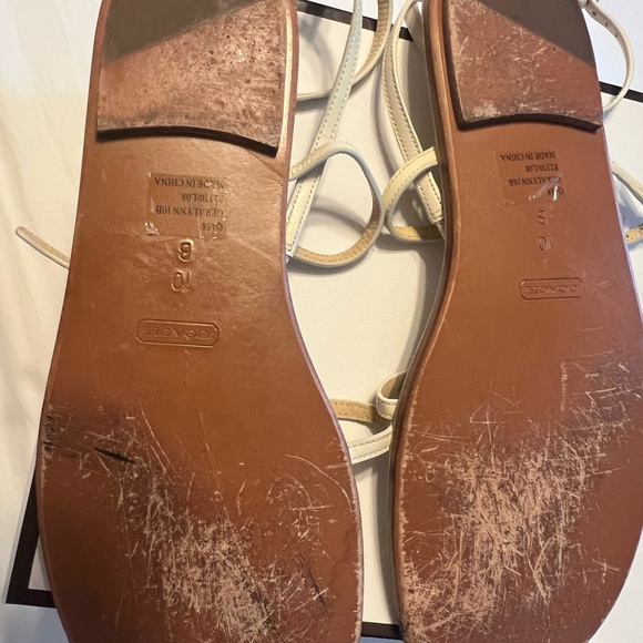 Coach Geralynn Soft Patent Gladiator Sandals 10 - Picture 3 of 8